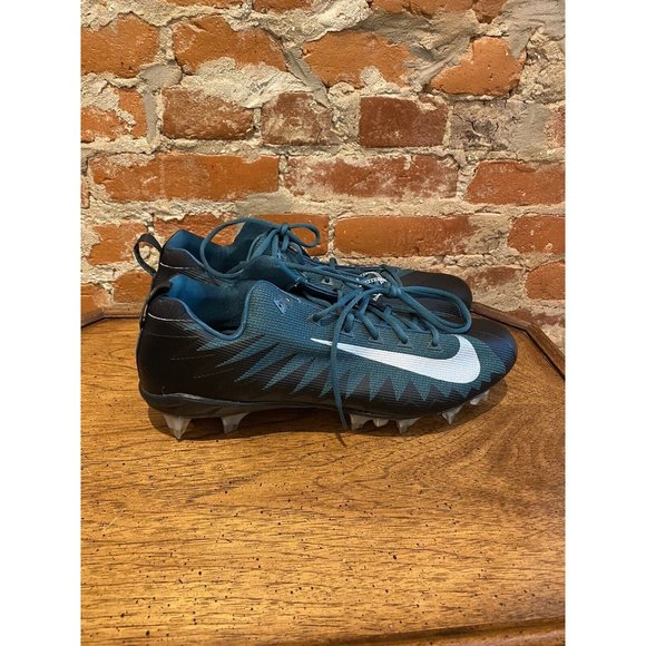 NEW Men's Nike Alpha Menace Black Green 918187-024 Football Cleats Size 18 NWOB - Picture 1 of 5